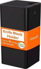 Knife Holder without Knives, Plastic Universal Knife Organiser, Space Saver Kitc