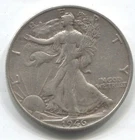 1946-S- WALKING LIBERTY HALF DOLLAR - 90% SILVER -LOT # 234