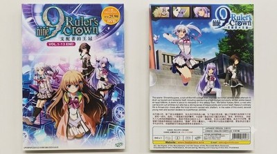DVD Anime 9 Nine Ruler's Crown (Vol.1-13End) English Subtitle Complete Series