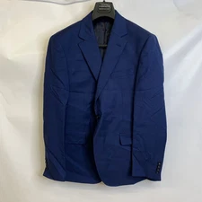 Charles Tyrwhitt Natural Stretch Twill Suit Jacket Men's Size 42R Blue