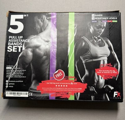 5 in 1 Klimmzug Assistenzbänder Set Widerstand Schleife Übung Home Gym