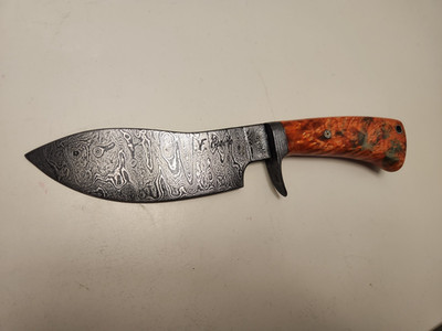 Knife Hunting Nesmuk Damascus Steel 168layers by F.Cazado Manual HandMaker 