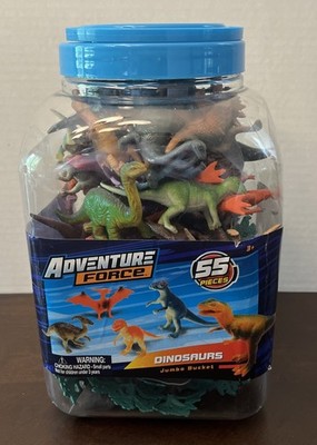 Wal-Mart Stores 2016 Adventure Force Toy Dinosaurs Jumbo Bucket - Incomplete