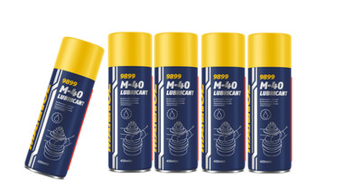 5x 450 ml Mannol Rostlöser M-40 Kriech (9899) Multifunktions Öl Spray