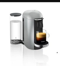 Nespresso Vertuo Plus Coffee and Espresso Maker by De'Longhi, Silver