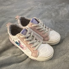 Disney Lilo Stitch Stitch Angel Kids Low Top Lace Up Glitter Sneakers 12 M