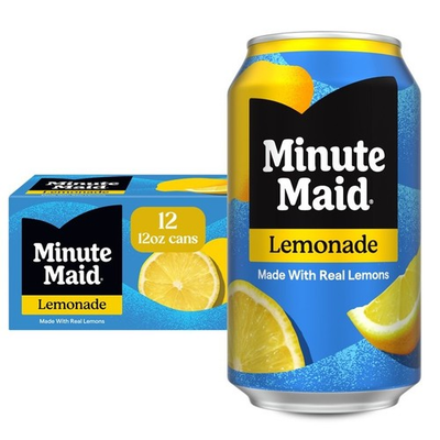 #ad Minute Maid Lemonade Fridge Pack Cans 12 fl oz 12 Pack Free Shipping $5.50