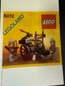 Lego Siege Cart 6012 100% Complete Castle Lion Knights Vintage