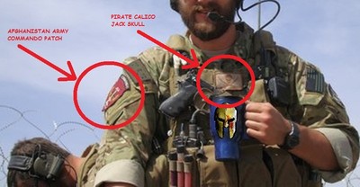 Elite Professionals Ninja Network Haken / Loop Ssi Aufnäher : Afghanistan