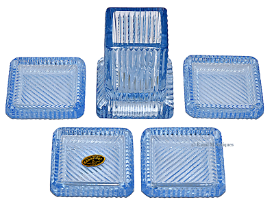 Cambridge Willow Blue Smoker's Set (#1455 Cigarette Holder and #1456 Ashtrays) | eBay Cambridge Willow Blue Smoker's Set (#1455 Cigarette Holder and #1456 Ashtrays) | eBay