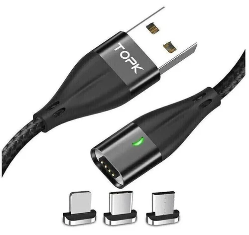 3 in 1 Schnell Magnet Kabel für Handy Micro USB Typ C Datenkabel