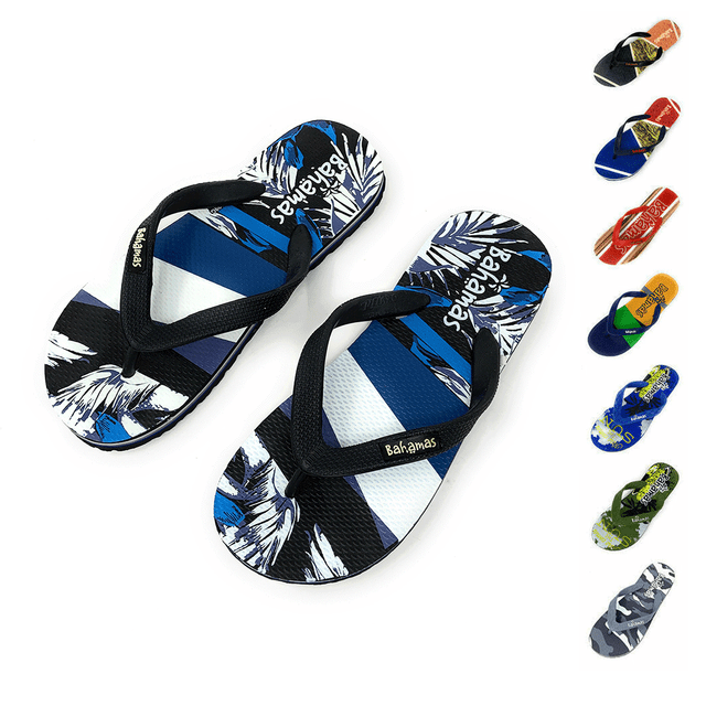 HAVAIANAS Mens Black Top Stripes Logo 