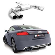 REMUS Duplex Klappen Sportauspuff Audi TTS 2.0l TFSI ab 2014 je 2x102mm schräg
