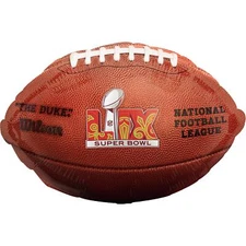 Super Bowl LIX 59 2025 Party Brown 19IN Football Standard Shape Foil Balloon