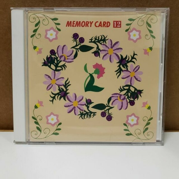 Janome Memory Card 12 Big Floral Series 830470002 Flowers Machine