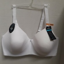 NWT Bali One Smooth U Ever Smooth Underwire Bra DF6560 White Size 42DD