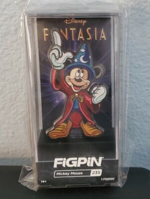 FiGPiN Fantasia Sorcerer MICKEY MOUSE Pin 2019 D23 Expo Exclusive LE 1000