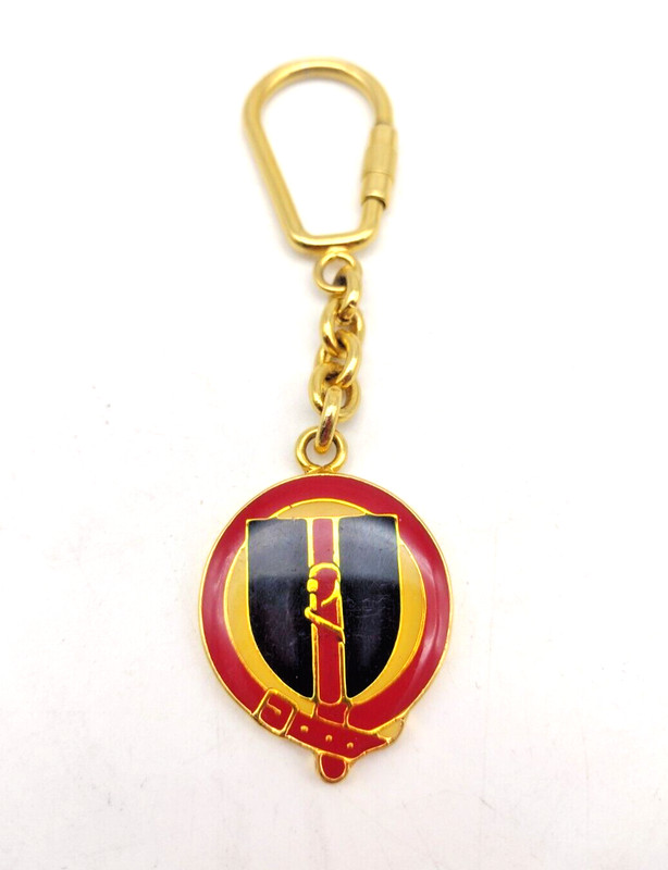 Vintage Fashion Roberta Camerino Keychain Shield Hard To Find Rare