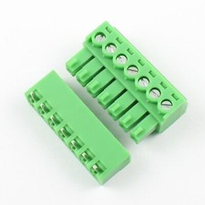 1Pcs 3.81mm Pitch 7 Pin Right Angle Screw Terminal Block Pluggable Connector