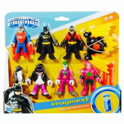 Imaginext DC Superfriends Deluxe Figure 6 Pack Lex Luthor Penguin Joker Villains
