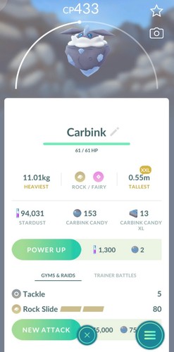 Pokemon GO📐- XXS-XXL Pokèmon List SHOWCASE (Read description) - Afbeelding 130 van 170