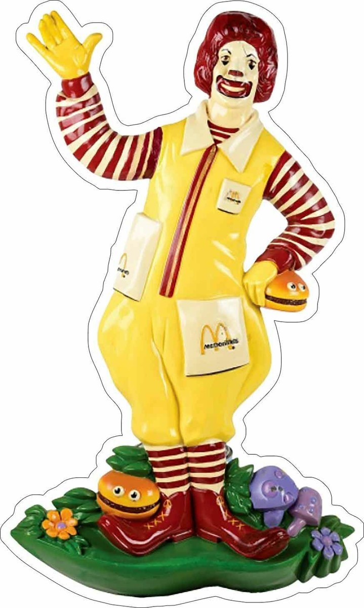 Ronald McDonald Laser Cut Figure Metal Advertising Sign | eBay