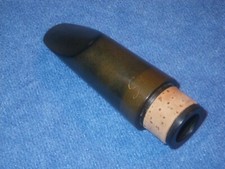 VINTAGE SELMER ELKHART NEW YORK HARD RUBBER Bb CLARINET MOUTHPIECE - 1.10mm TIP