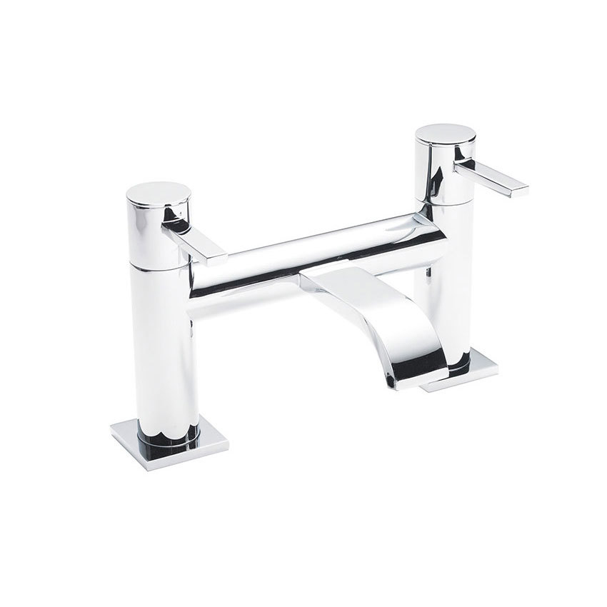 Contemporary Chrome Bathroom Taps Incl, Basin, Bath And Bath Shower