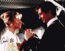 CAROLINE BLISS signed Autogramm 20x25cm JAMES BOND in Person autograph COA