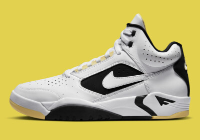 Nike Air Flight Lite Mid White Lemon Yellow Black DV0824-100 Men's