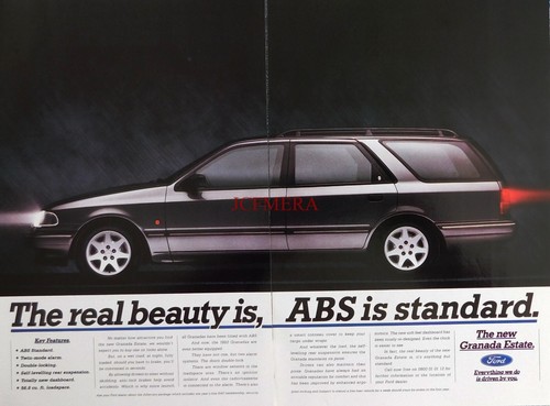 Ford "Granada" Kombi Motorwagenanzeige: Originaldruck 1992 668/56
