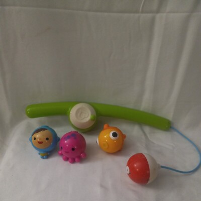  Munchkin Fishing Bath Toy Set for Baby Toddler Kids Bathing Fish Octopus 