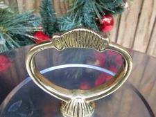 Vollrath 5.8qt Round Chafing Dish Brass stand, handles