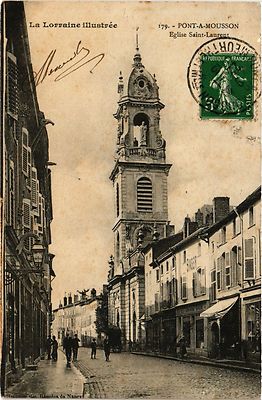 CPA AK PONT-a-MOUSSON - Église St-LAURENT (385947)