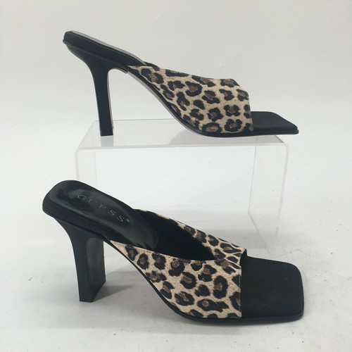 guess leopard print sandals