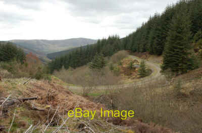 Foto 6x4 Earn Cleuch, Minchmoor Rig Hangingshaw A Forststraße Konturierung c2010