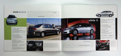 2005 Honda Full Line Sales Brochure Ridgeline S2000 Insight Element Si Pilot 05 - Picture 3 of 6