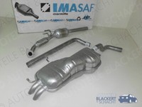 Imasaf Auspuffanlage Komplett + Kat für Audi A3 1.9 TDI 74/81KW 1997-2003