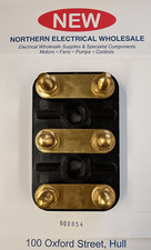 TB20 - 6 stud motor terminal block with Brass Fittings nut and Links (M-600854)