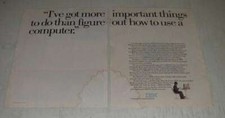 1986 IBM Personal Computer Ad - I've Got More Important Things To Do