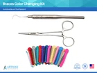 Dental Braces Color Changing Kit, Orthodontic Ties Changing kit ARTMAN