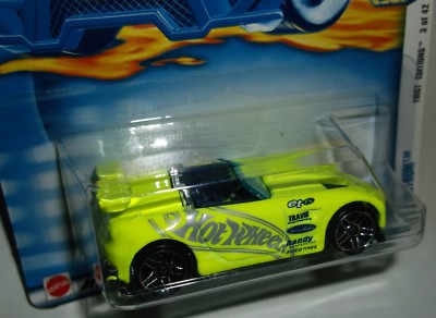 Mattel Hot Wheels 2002 First Editions Neon Yellow Tantrum Die-Cast Car - 1:64 Scale #015
