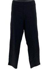 Susan Graver Weekend Premium Stretch Slim-Leg Pants Black