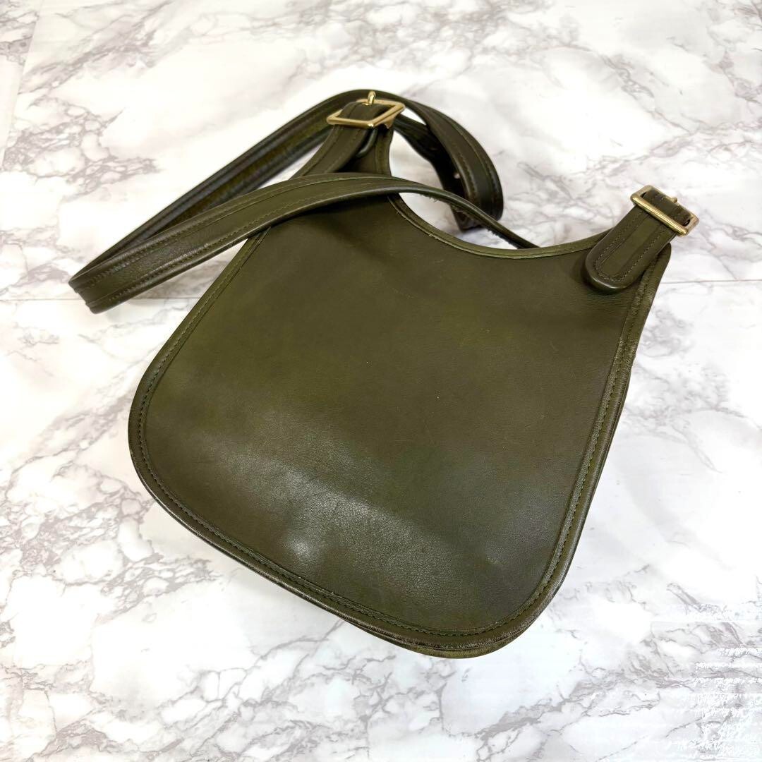 Rare Old Coach 9949 Shoulder Bag Olive Green Vintage Auth | eBay