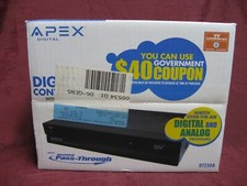 Apex DT250A Digital TV Converter Box With Analog Pass-Through NEW SEALED