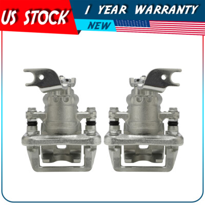Rear Brake Calipers w/ Bracket Pair 2 For Honda Accord 2008 2009 2010 2011 2012