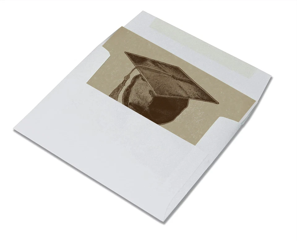 Tarjetas de agradecimiento de graduación-en blanco por dentro con sobres-5,5"x4,25"-12 o 24 paquetes Foto 4 de 4