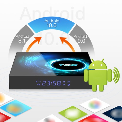 T95 Android10 H616 Quadcore-A53 2.4G/5G Dual 6K H7Y1 - Picture 3 of 12