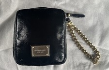 Michael Kors Leather Wristlet Black Pristine Condition RareLimitedEdition
