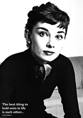 Poster AUDREY HEPBURN - 1954 - Best Thing To Hold Onto  ca60x85cm NEU 58742
